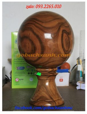 Quả cầu phong thủy gỗ bách xanh